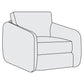 Bernhardt Soleil Fabric Swivel Chair — P8302S