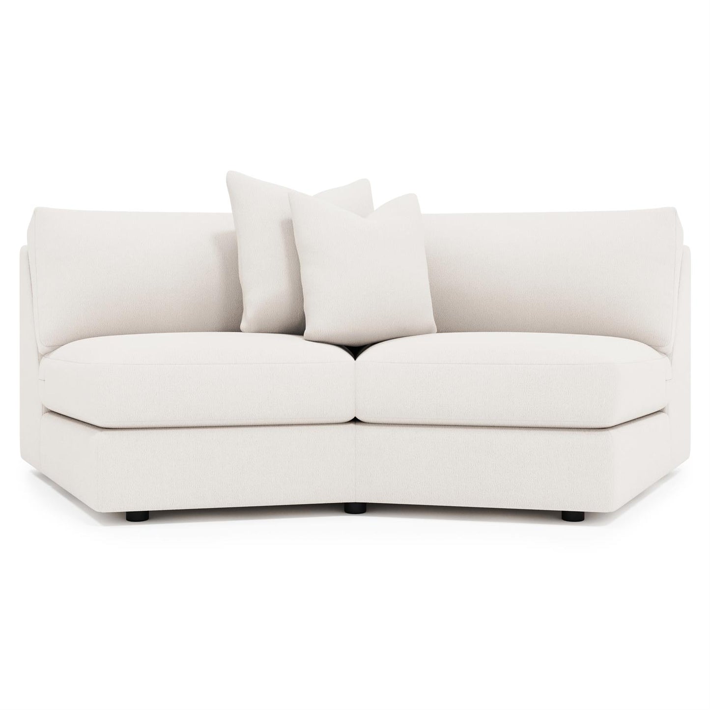 Bernhardt Soleil Fabric Armless Loveseat — P8340