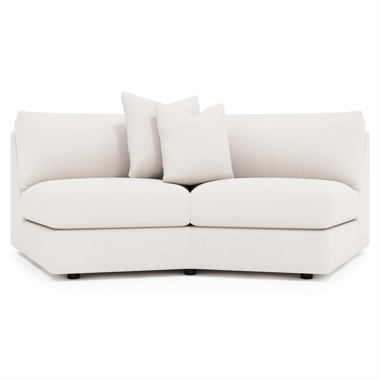Bernhardt Soleil Fabric Armless Loveseat — P8340