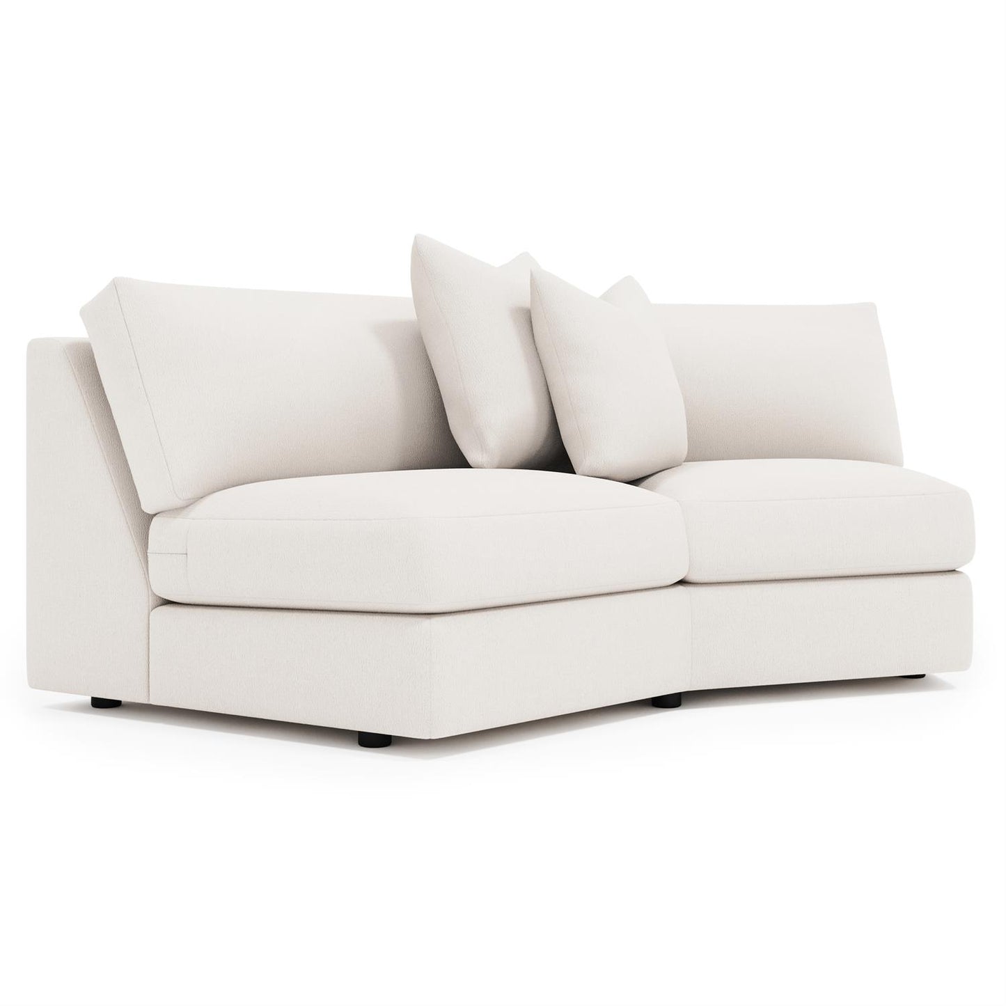 Bernhardt Soleil Fabric Armless Loveseat — P8340