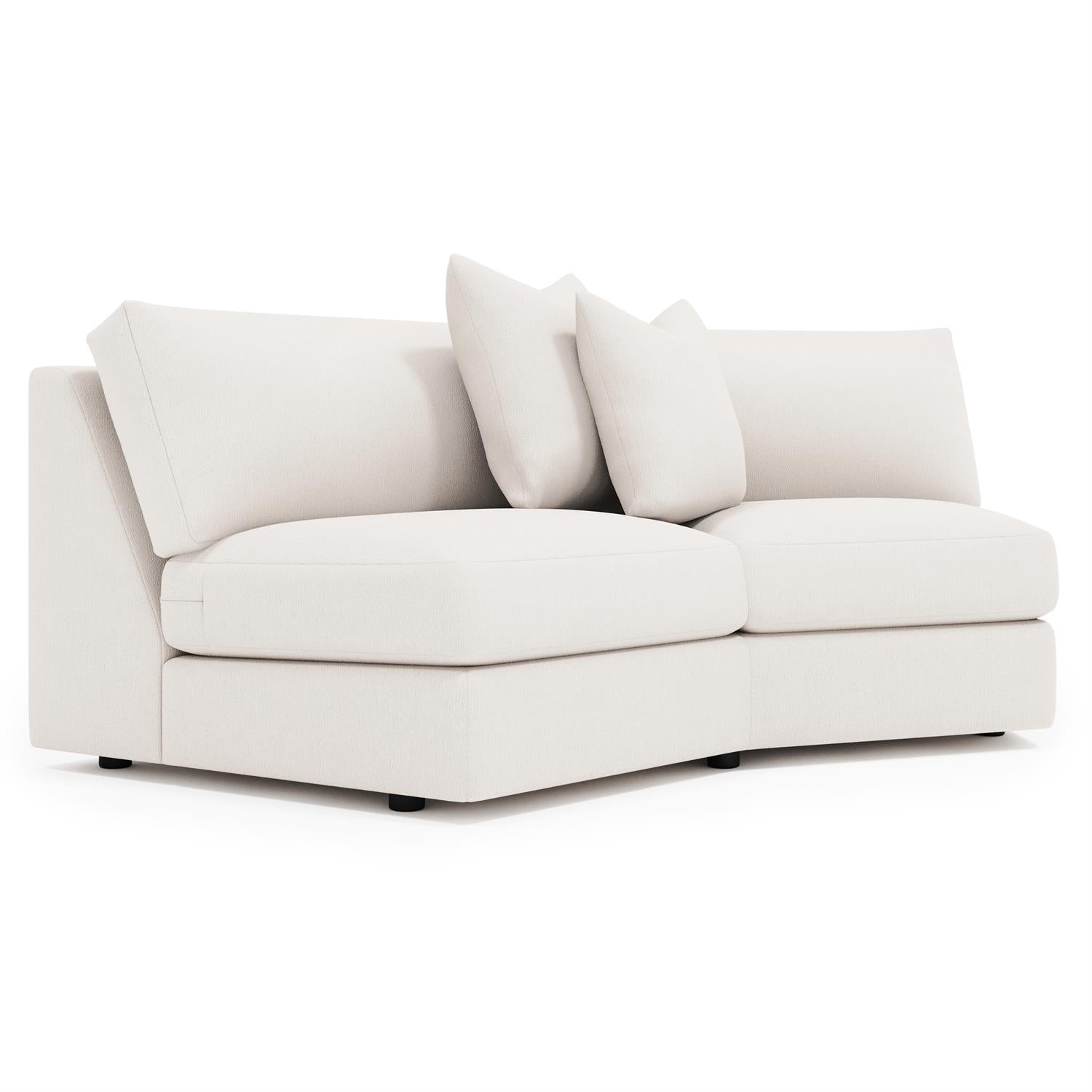 Bernhardt Soleil Fabric Armless Loveseat — P8340
