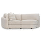 Bernhardt Soleil Fabric Left Arm Loveseat — P8342A