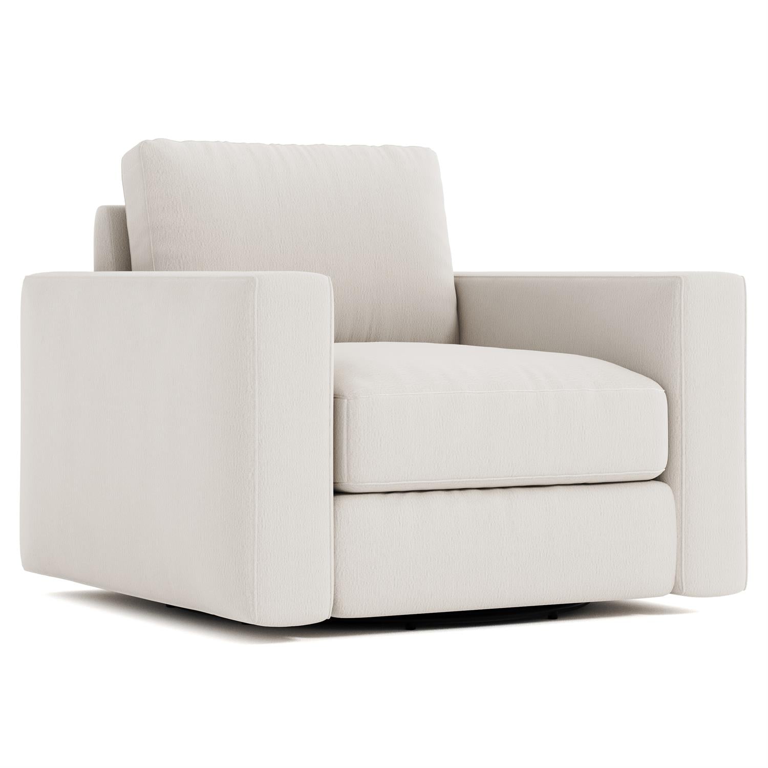 Bernhardt Dawkins Fabric Swivel Chair Without Pillows — P9222SY