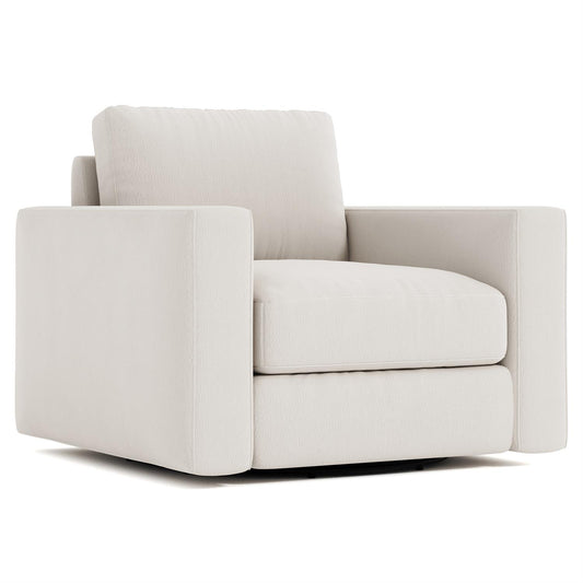 Bernhardt Dawkins Fabric Swivel Chair Without Pillows — P9222SY