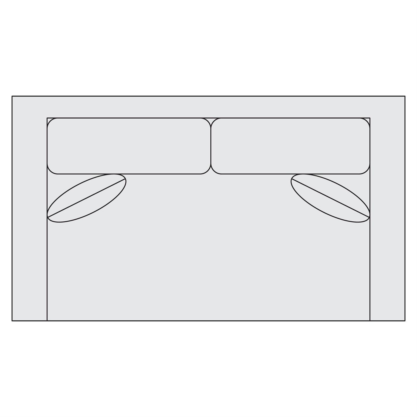 Bernhardt Fabric Loveseat — S15