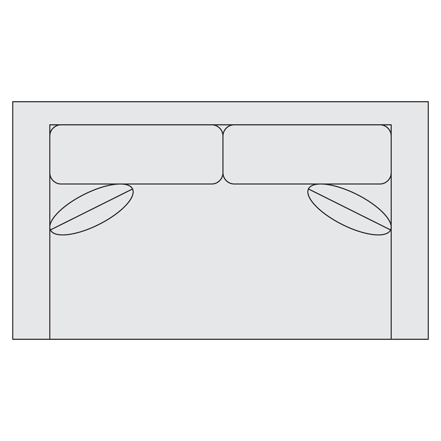 Bernhardt Fabric Loveseat — S15