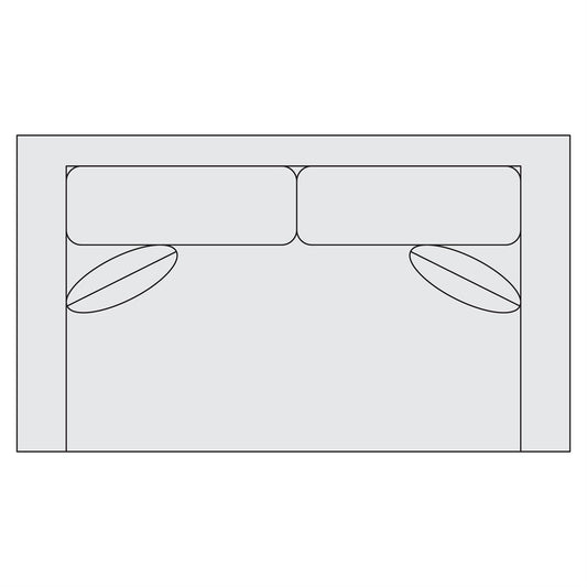 Bernhardt Fabric Loveseat — S15