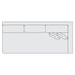 Bernhardt Fabric Right Arm Sofa — S81