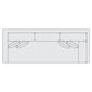 Bernhardt Fabric Right Arm Return Sofa — S83