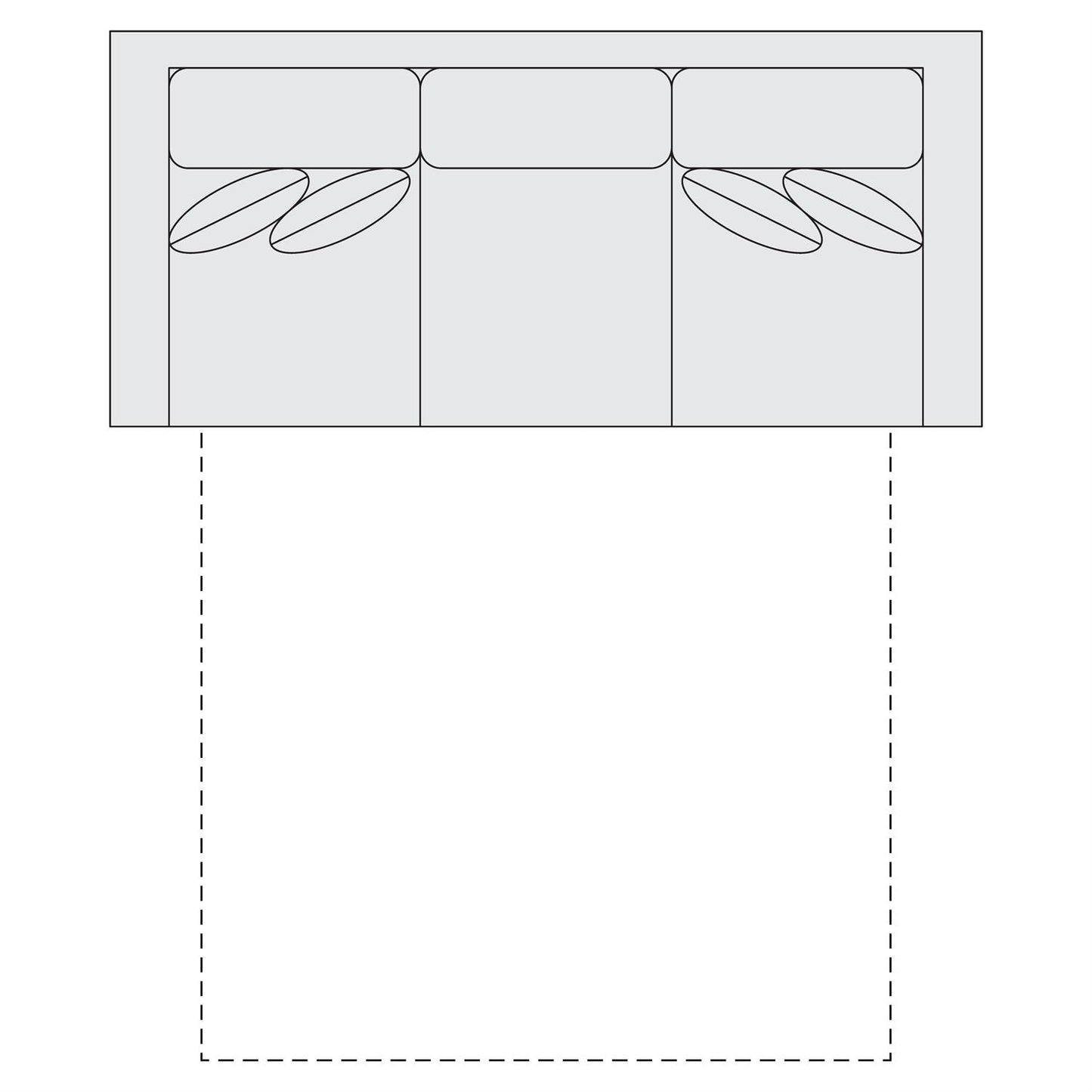 Bernhardt Fabric Sleeper Sofa Queen — SS2