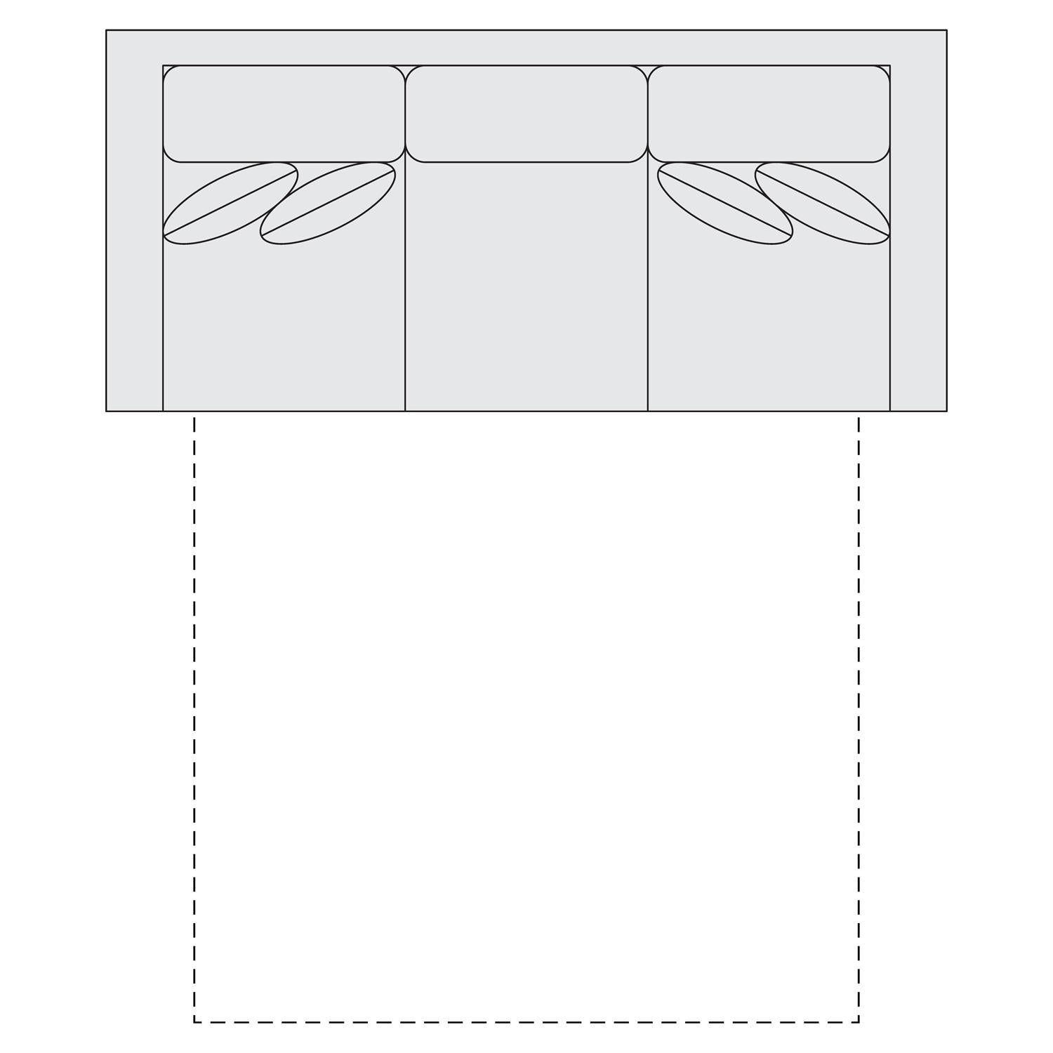 Bernhardt Fabric Sleeper Sofa Queen — SS2