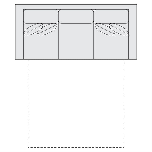 Bernhardt Fabric Sleeper Sofa Queen — SS2