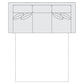 Bernhardt Fabric Sleeper Sofa Queen — SS2