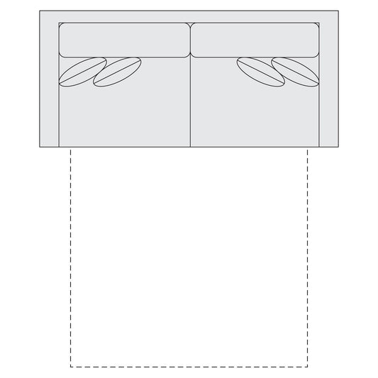 Bernhardt Fabric Sleeper Sofa Queen — SS3