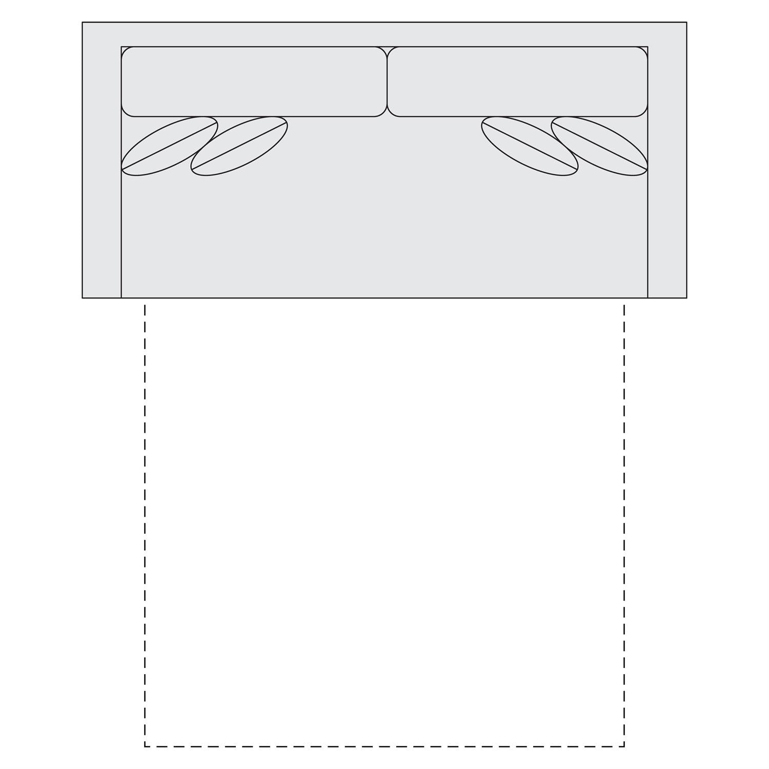 Bernhardt Fabric Sleeper Sofa Queen — SS4