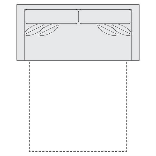 Bernhardt Fabric Sleeper Sofa Queen — SS4