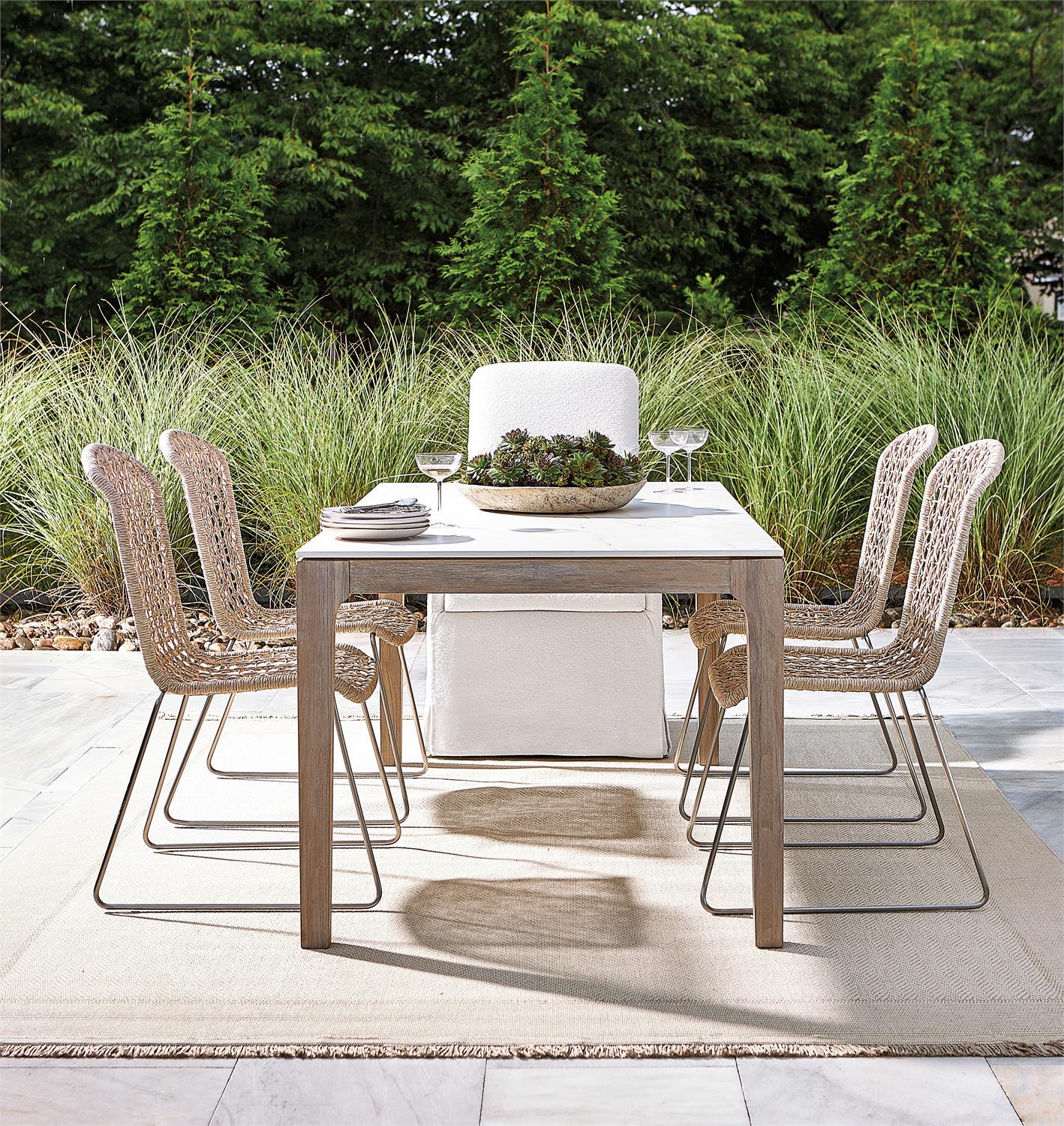 Bernhardt Carmel Outdoor Side Chair — X03551