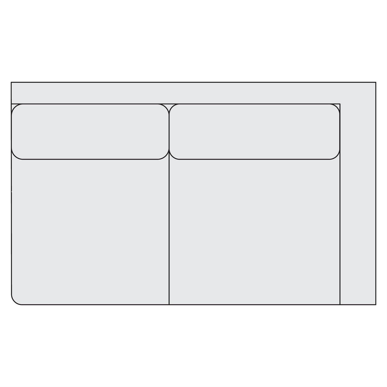 Bernhardt Fabric Right Arm Loveseat — Y41