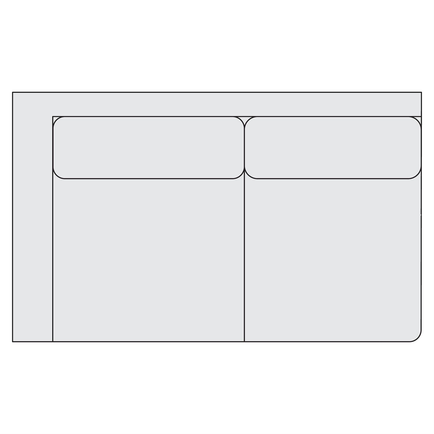 Bernhardt Fabric Left Arm Loveseat — Y42