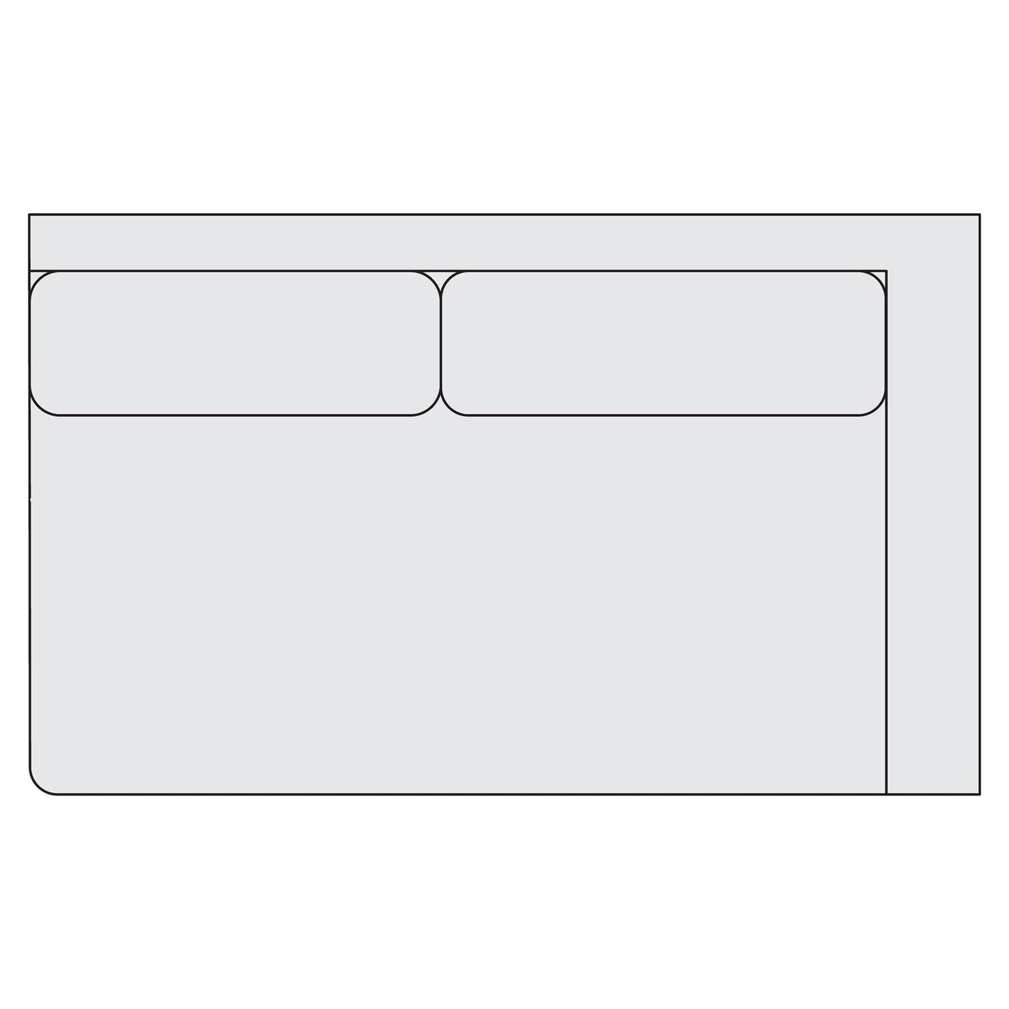 Bernhardt Fabric Right Arm Loveseat — Y51