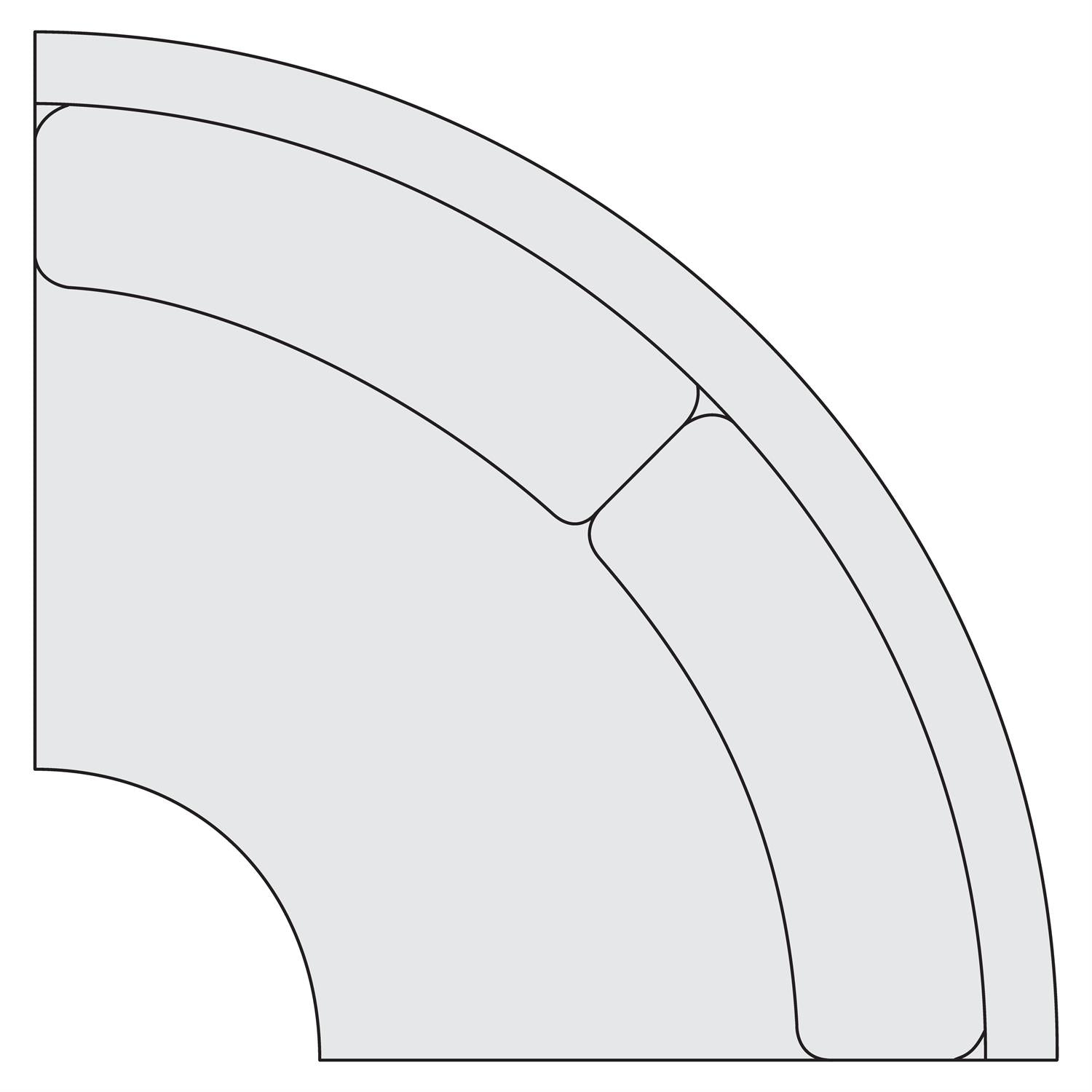 Bernhardt Fabric Wedge — Y60