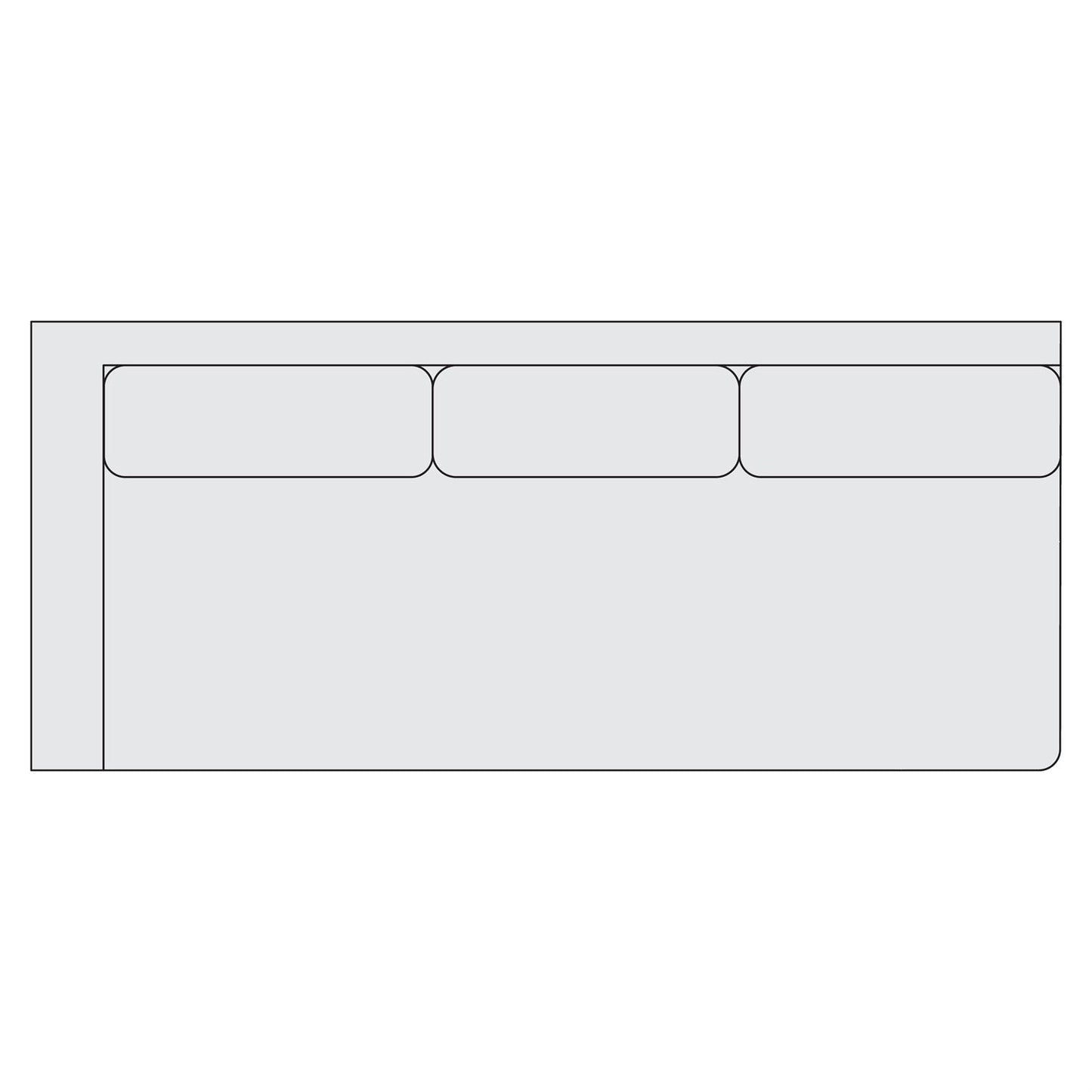 Bernhardt Fabric Left Arm Sofa — Y82