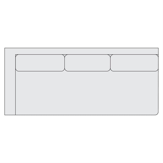 Bernhardt Fabric Left Arm Sofa — Y82