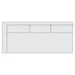 Bernhardt Fabric Left Arm Sofa — Y82