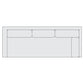 Bernhardt Fabric Right Arm Return Sofa — Y83