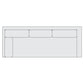 Bernhardt Fabric Left Arm Return Sofa — Y84