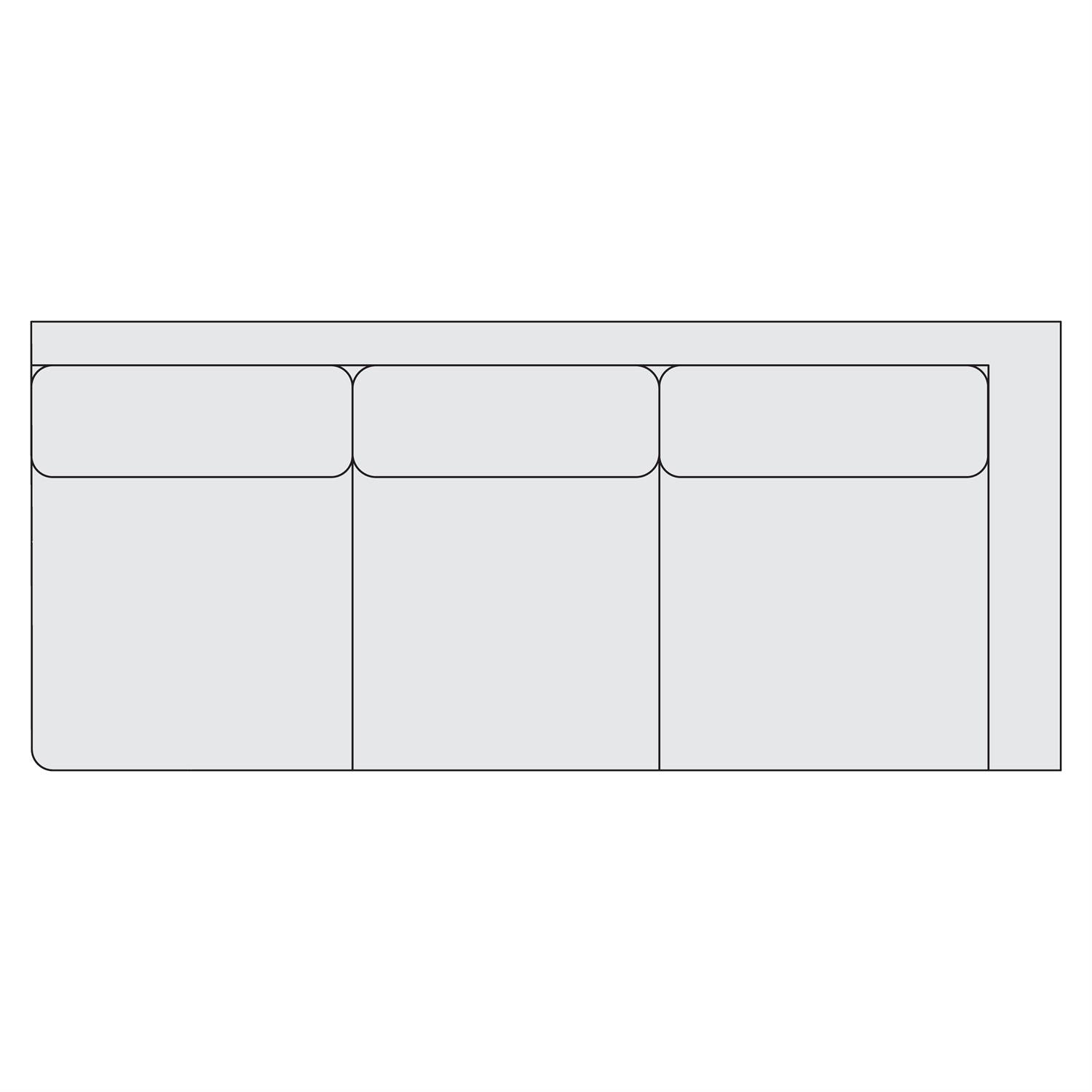 Bernhardt Fabric Right Arm Sofa — Y91