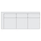 Bernhardt Fabric Left Arm Sofa — Y92