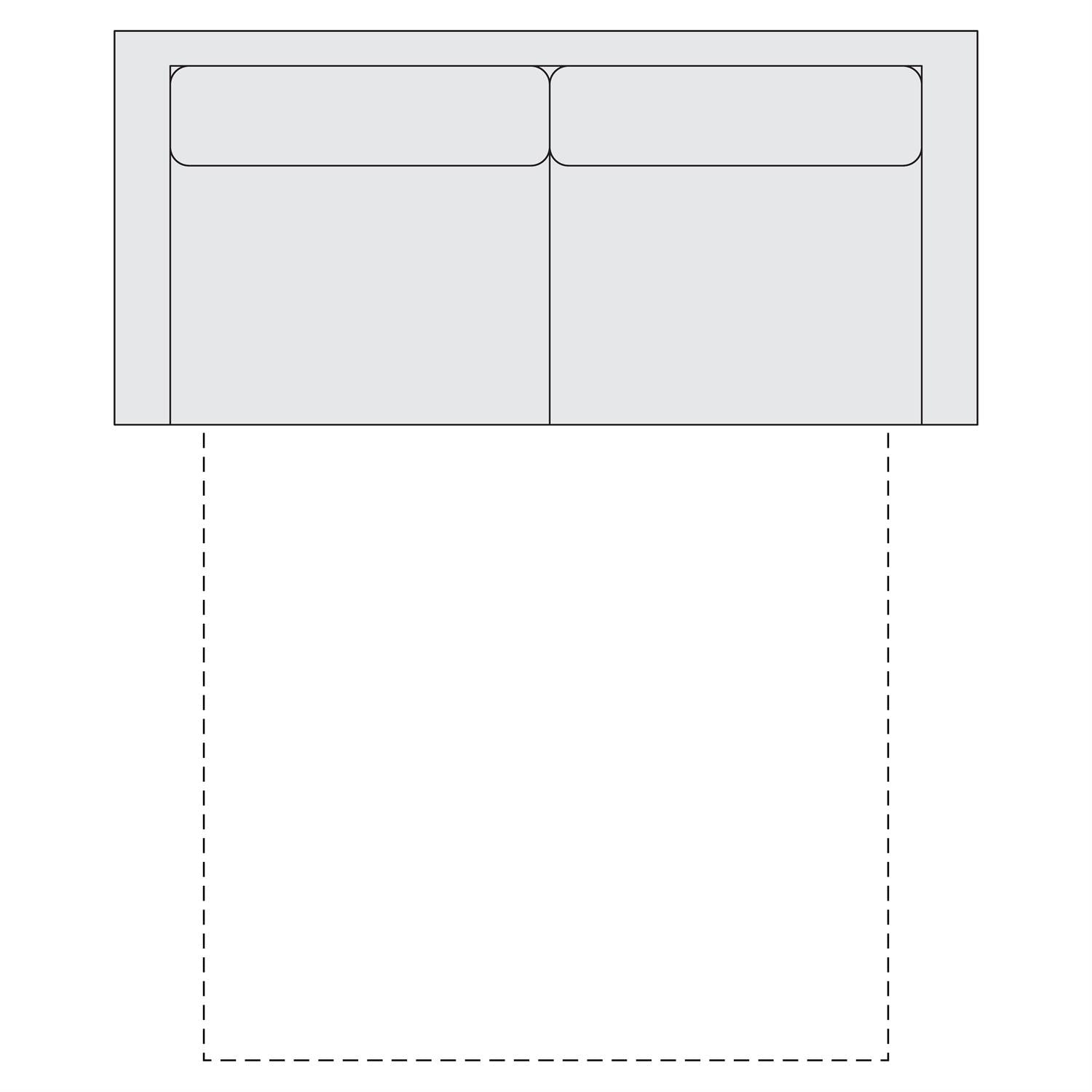 Bernhardt Fabric Sleeper Sofa Queen — YS3