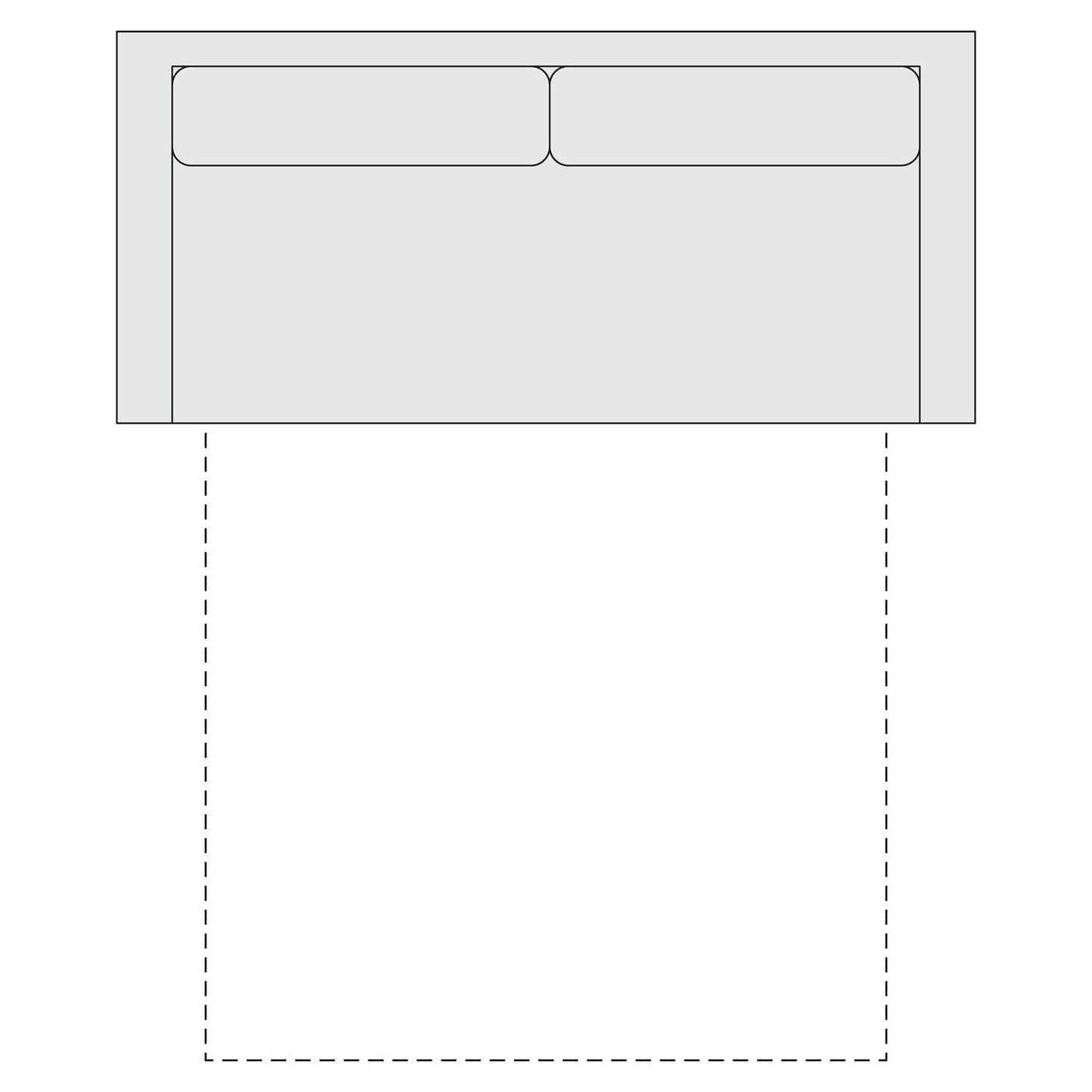 Bernhardt Fabric Sleeper Sofa Queen — YS4