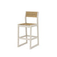 POLYWOOD EDGE Sling Bar Side Chair — Sand / Burlap Sling