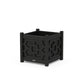 POLYWOOD Chinoiserie Large Square Planter Box — Black