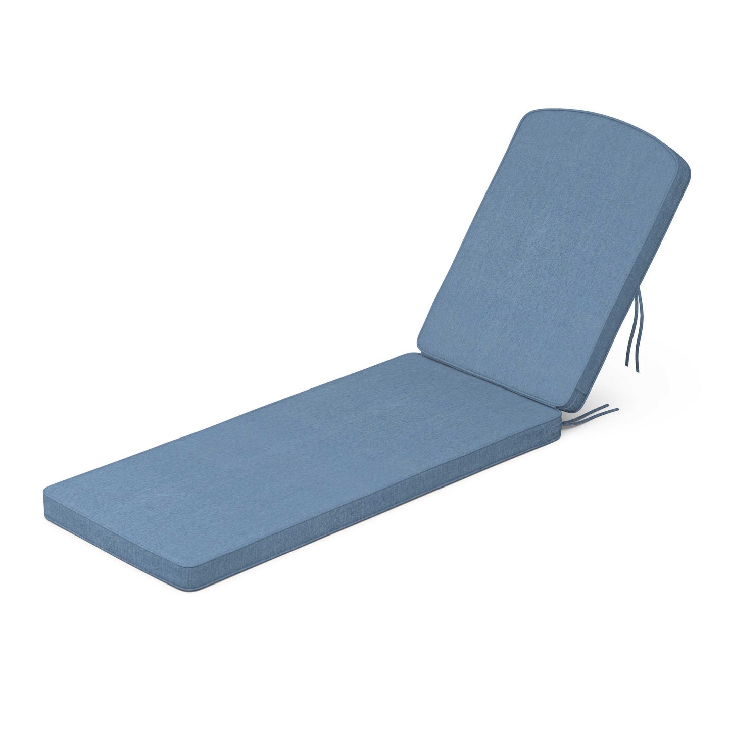 POLYWOOD Chinoiserie Chaise Cushion — Sky Blue