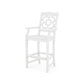 POLYWOOD Chinoiserie Bar Arm Chair — White