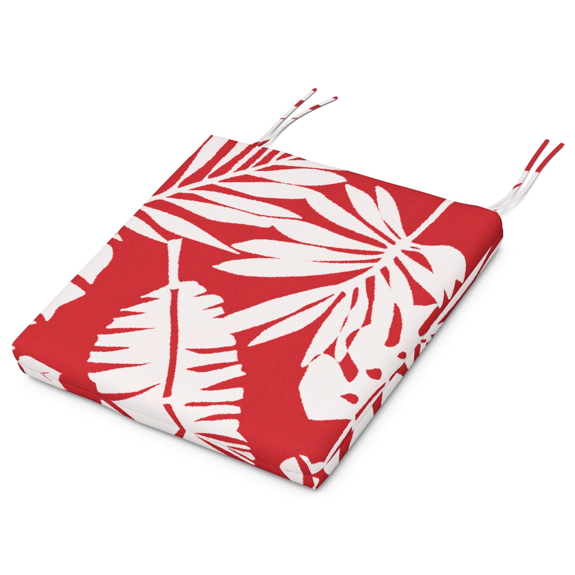 POLYWOOD Acadia Dining Side Seat Pad — Leaf Crimson