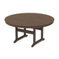 POLYWOOD 60" Round Farmhouse Dining Table — Kona