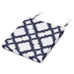 POLYWOOD Acadia Dining Side Seat Pad — Trellis Navy