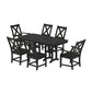POLYWOOD Braxton 7-Piece Dining Set — Black