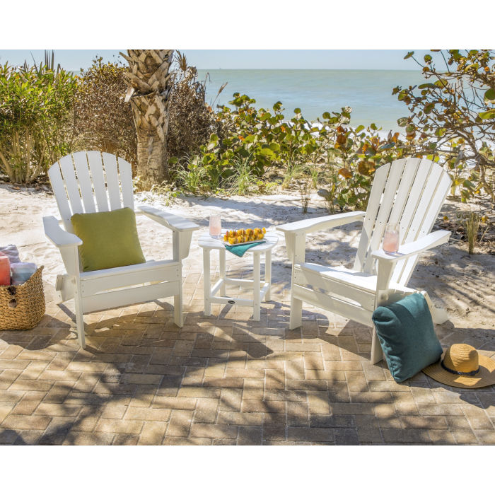 POLYWOOD South Beach Folding Adirondack Chair FREE SHIPPING
