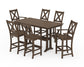POLYWOOD Braxton 7-Piece Farmhouse Trestle Bar Set — Kona