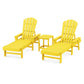 POLYWOOD South Beach Chaise 3-Piece Set FREE SHIPPING