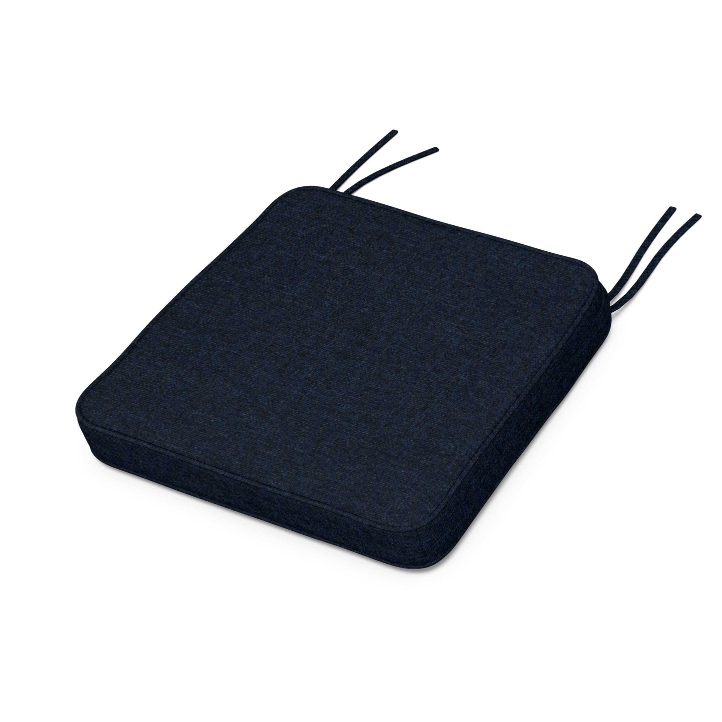 POLYWOOD Chinoiserie Side Chair Seat Cushion — Marine Indigo