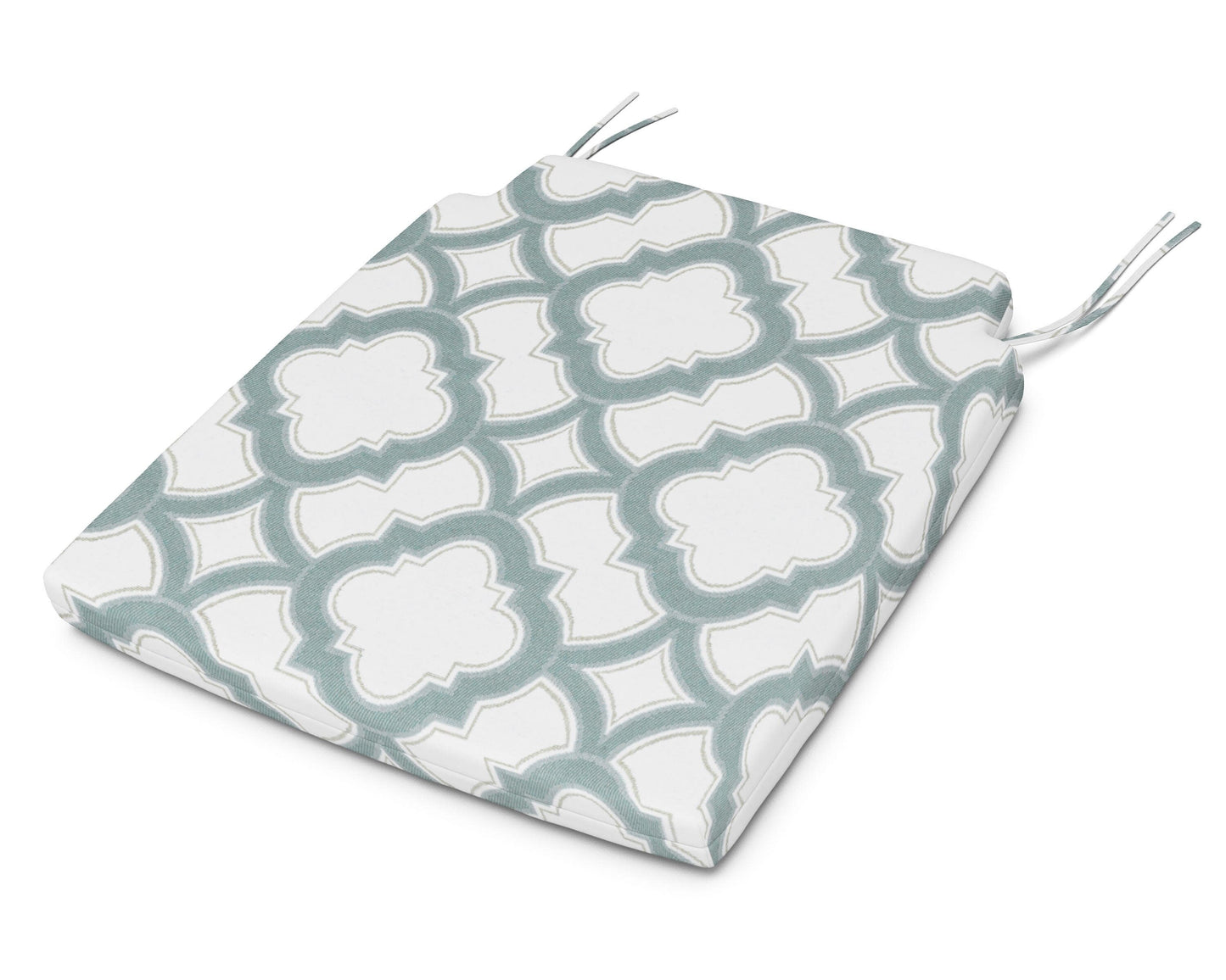 POLYWOOD Savannah Dining Seat Pad — Trellis Glacier Spa
