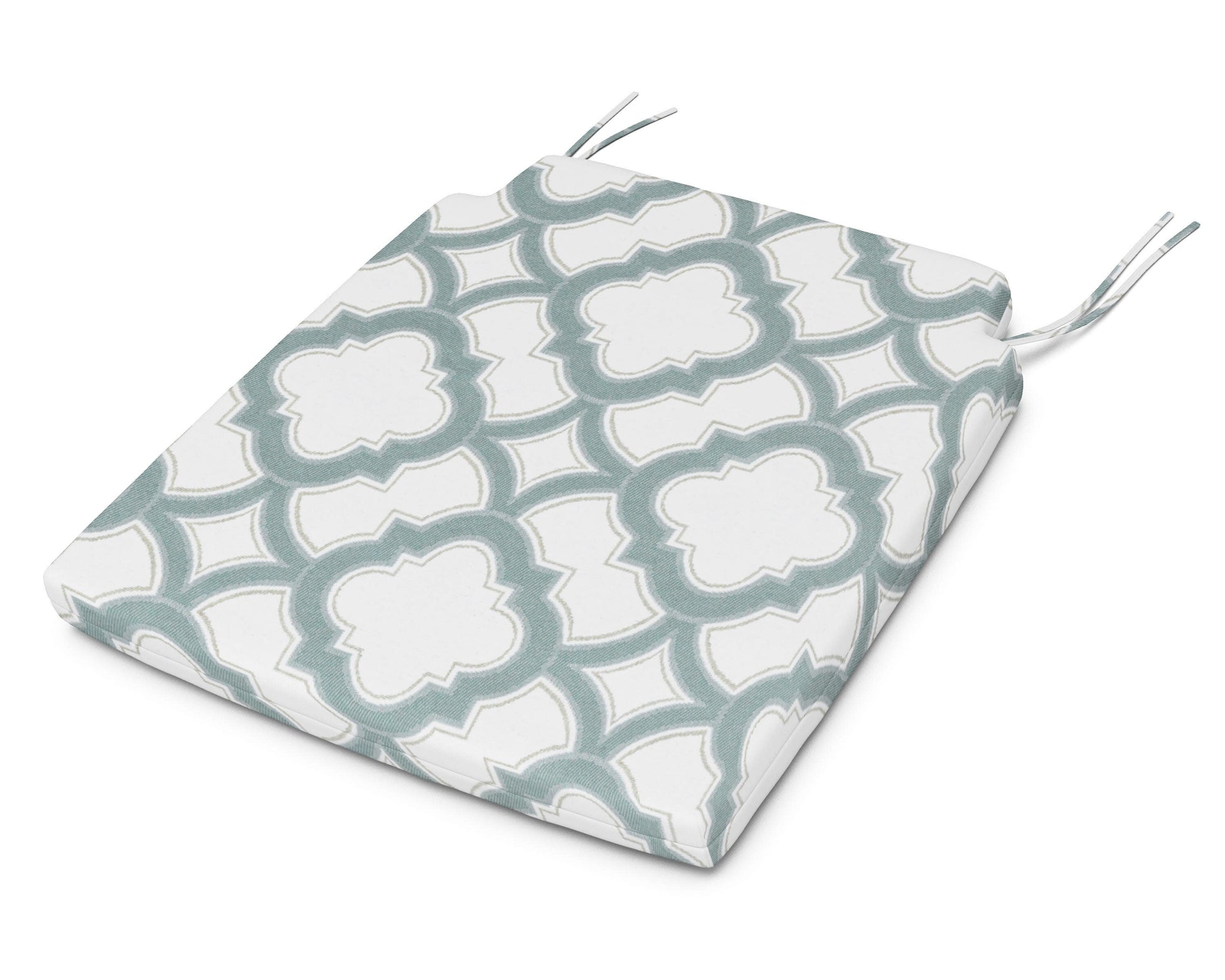 POLYWOOD Savannah Dining Seat Pad — Trellis Glacier Spa