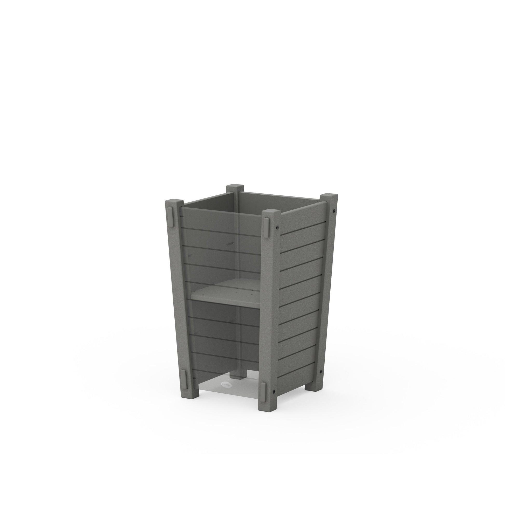 POLYWOOD Nautical Tapered Square Short Planter Box