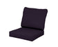 POLYWOOD Baffle Seat/Back Cushion — Navy Linen